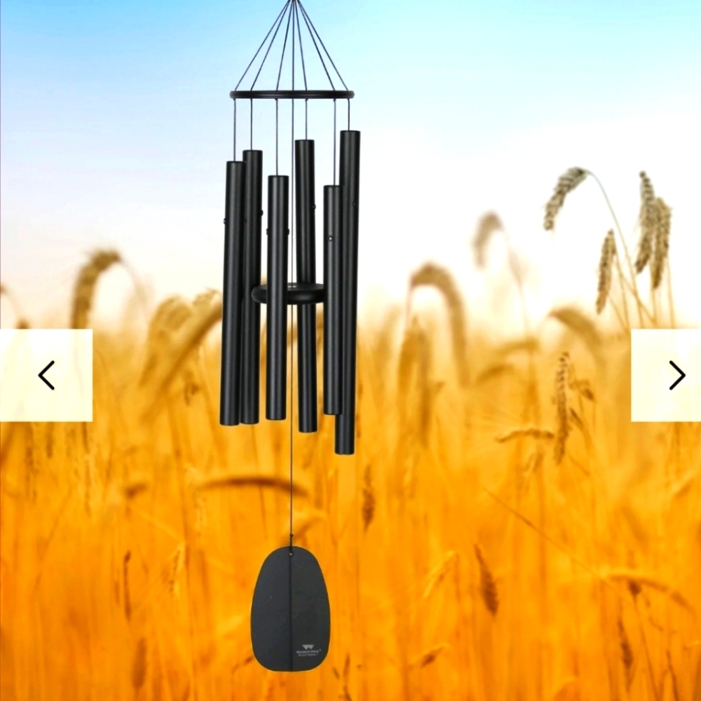 Woodstock chimes Signature collection Bells of paradise 32 in black